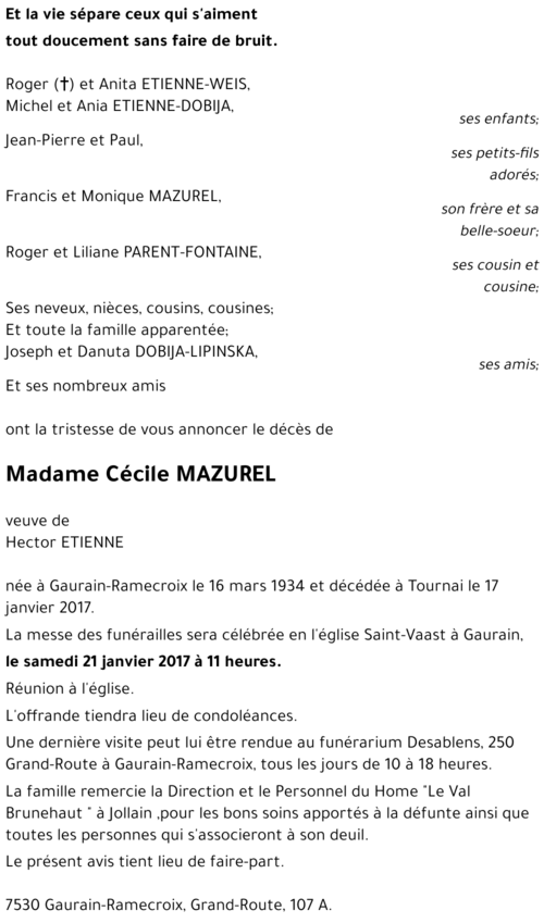 Cécile MAZUREL