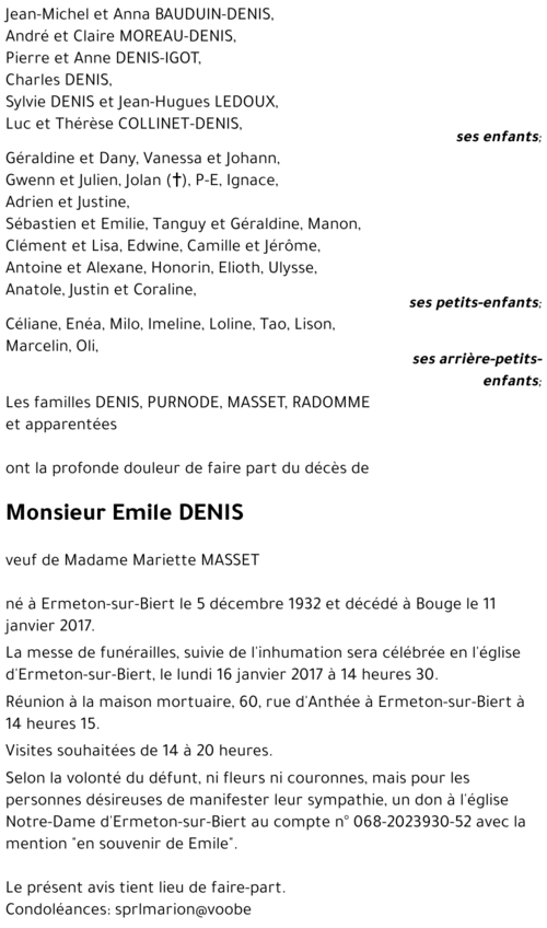Emile DENIS