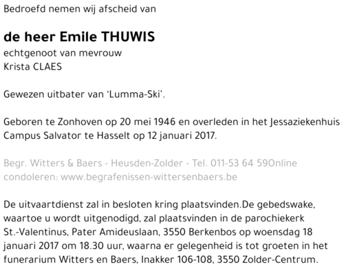 Emile Thuwis