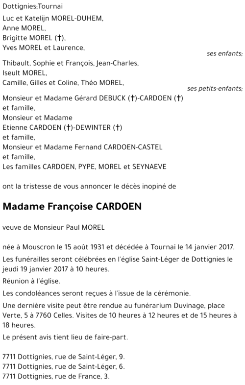 Françoise CARDOEN