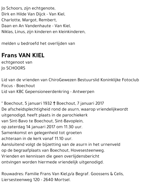 Frans Van Kiel