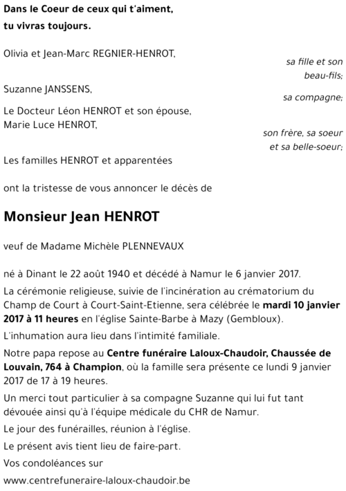 Jean HENROT