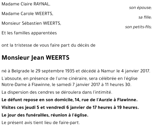 Jean WEERTS
