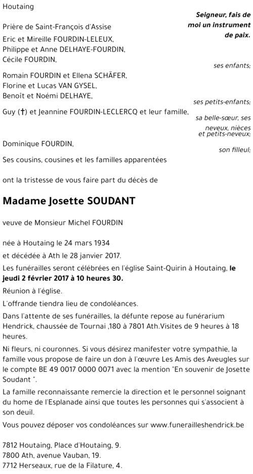Josette SOUDANT