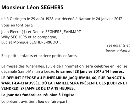 Léon SEGHERS