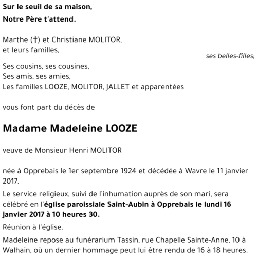 Madeleine LOOZE