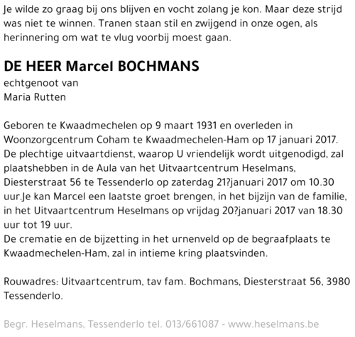 Marcel Bochmans