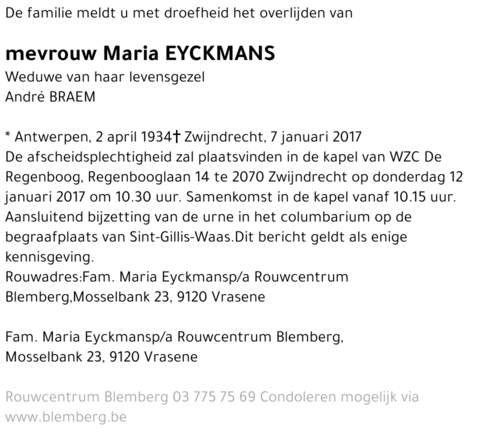 Maria Eyckmans