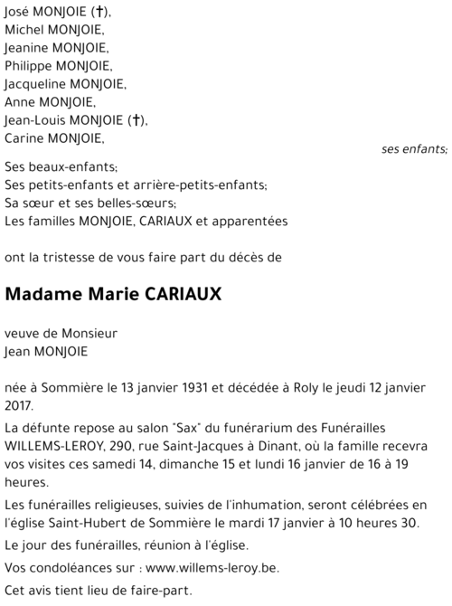 Marie CARIAUX