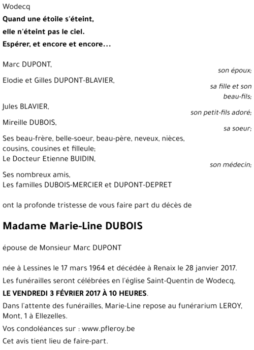 Marie-Line DUBOIS