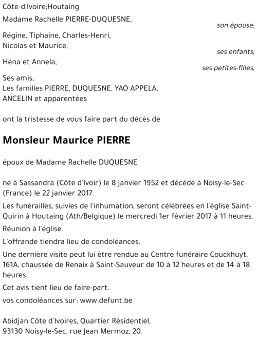 Maurice PIERRE