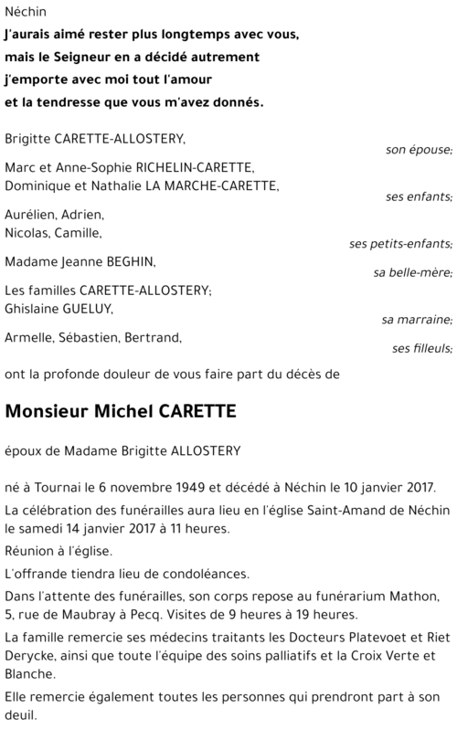 Michel CARETTE