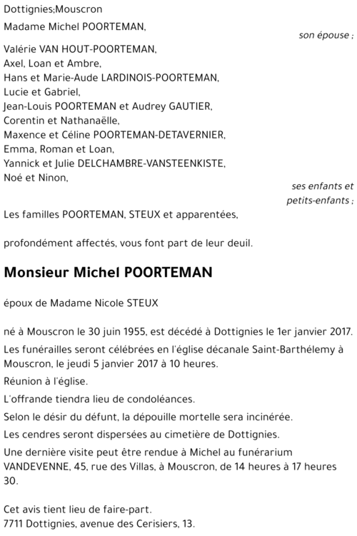 Michel POORTEMAN