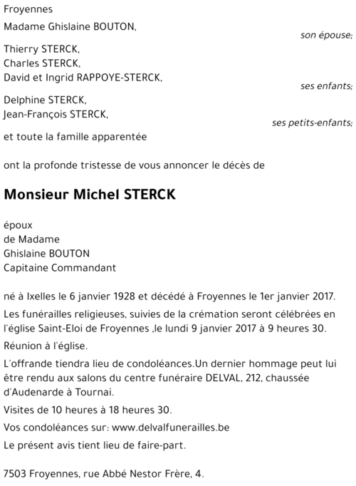 Michel STERCK