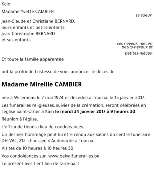 Mireille CAMBIER