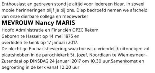 Nancy MARIS