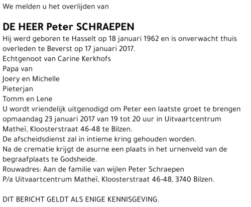 Peter Schraepen