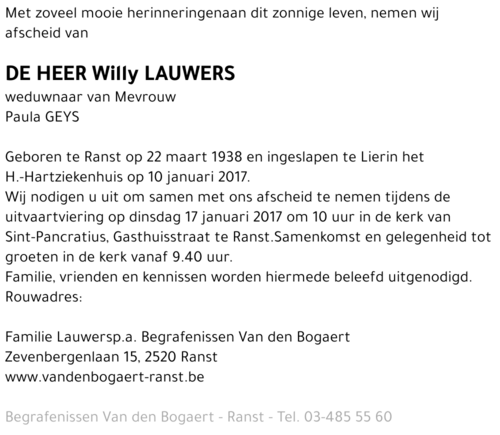 Willy Lauwers