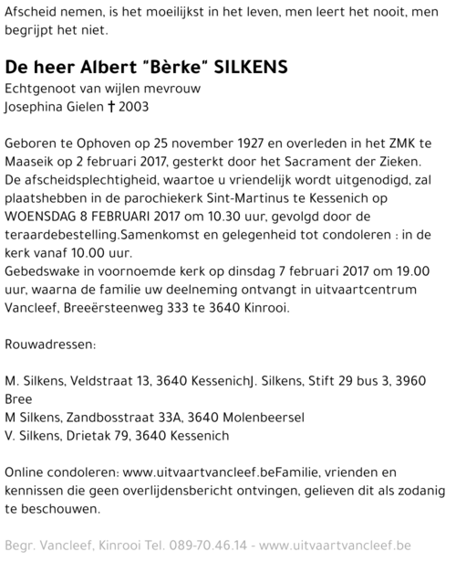 Albert Silkens