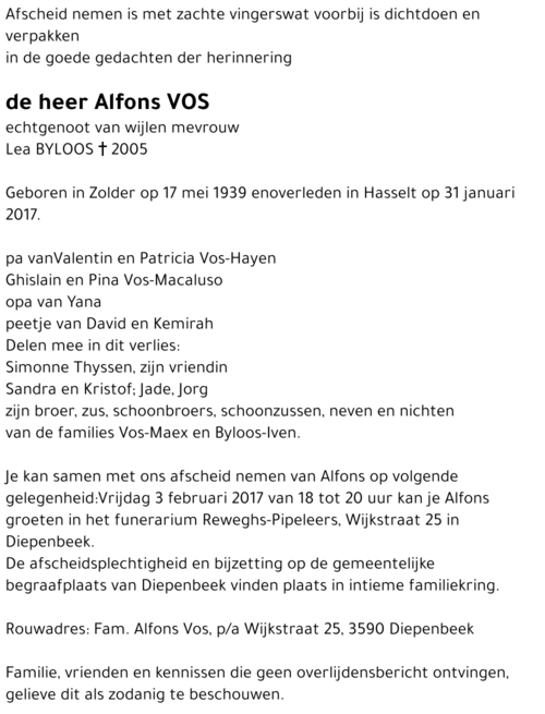 Alfons Vos