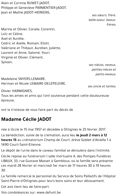 Cécile JADOT