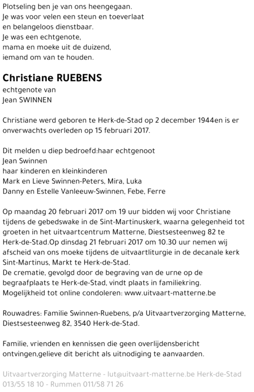 Christiane Ruebens
