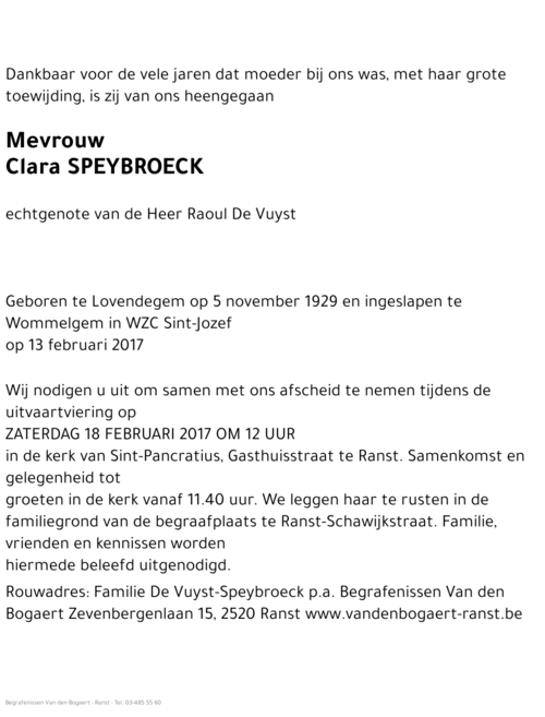 Clara Speybroeck