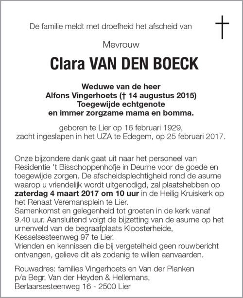 Clara Van Den Boeck