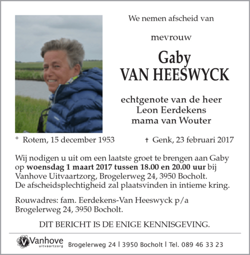 Gaby Van Heeswyck