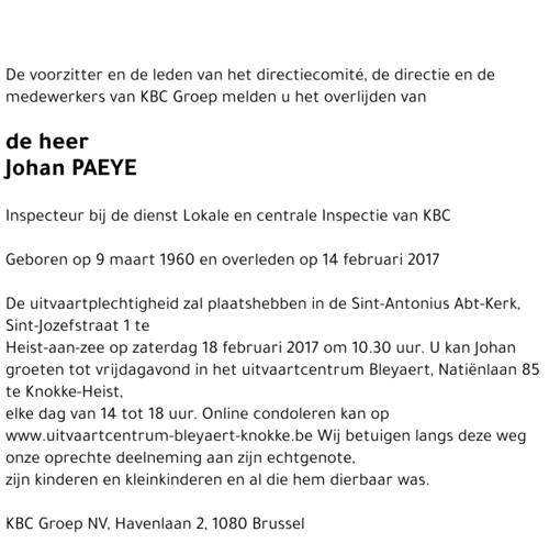 Johan Paeye