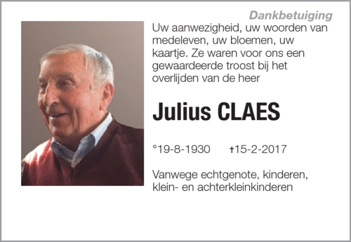 Julius Claes
