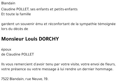 Louis DORCHY