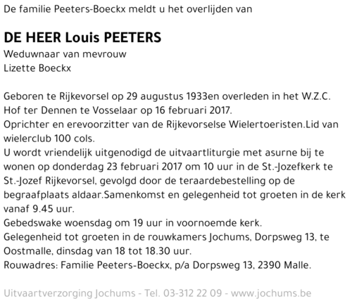 Louis Peeters