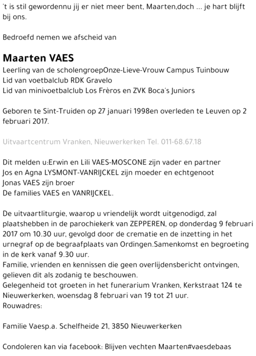 Maarten Vaes
