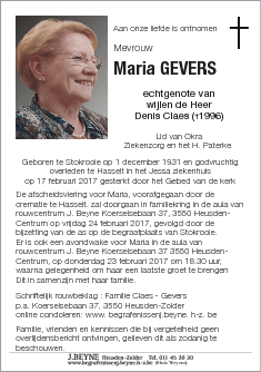 Maria Gevers