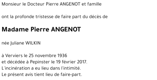 Pierre ANGENOT