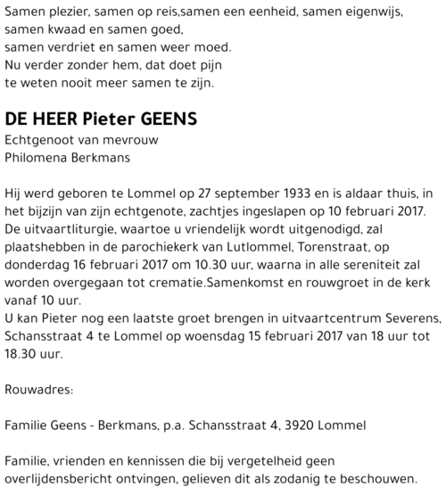 Pieter Geens