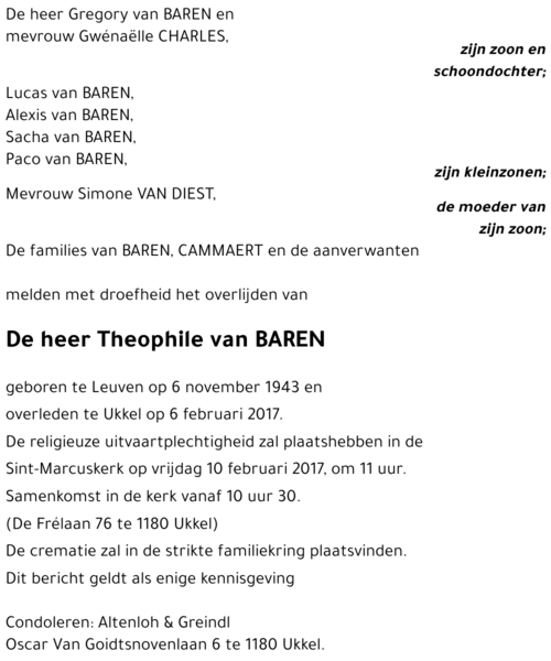Theophile van BAREN