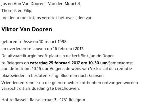 Viktor Van Dooren