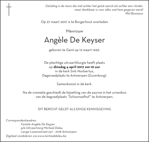 Angèle De Keyser