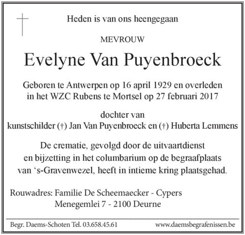 Evelyne Van Puyenbroeck