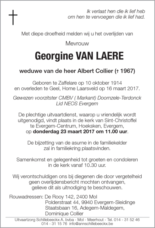 Georgine Van Laere
