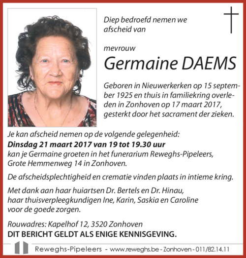 Germaine Daems