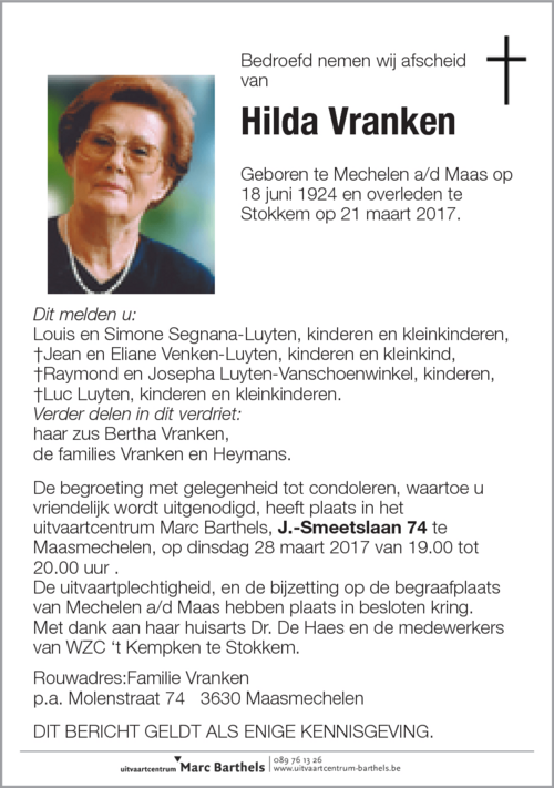 Hilda Vranken