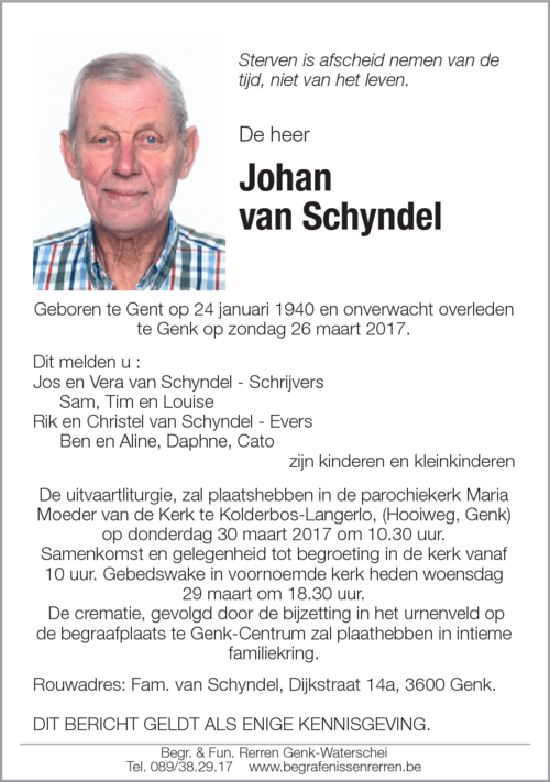 Johan van Schyndel
