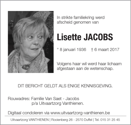 Lisette Jacobs