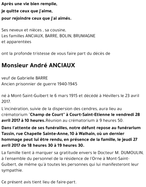André ANCIAUX