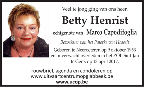 Betty Henrist
