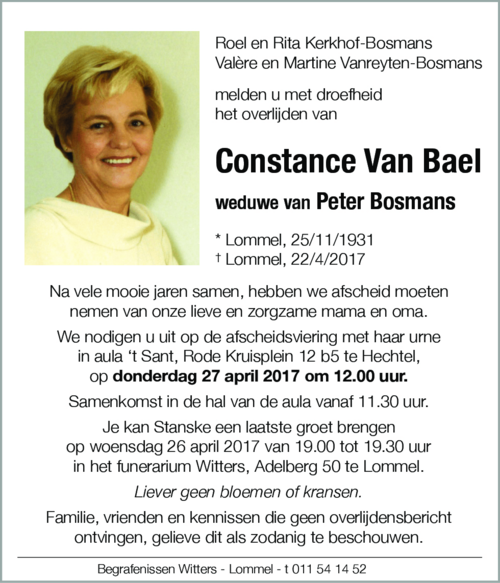 Constance Van Bael