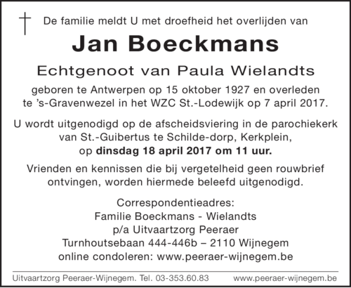 Jan Boeckmans